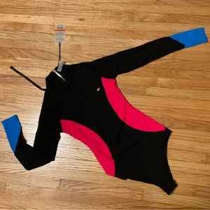 AviatorNation Black Long Sleeve Swimsuit